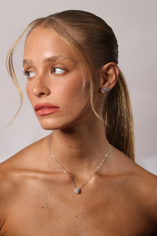 שרשרת מויסנייט חיתוך אובל - VVS1 צבע D