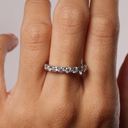 טבעת מויסנייט מיה - VVS1 צבע D