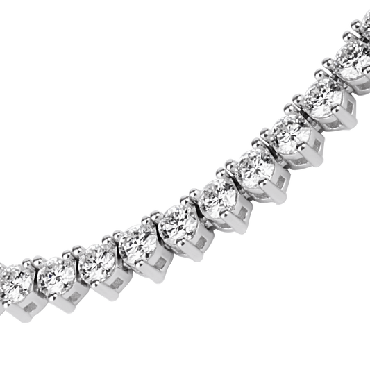 שרשרת טניס מויסנייט 0.1 קראט - VVS1 צבע D