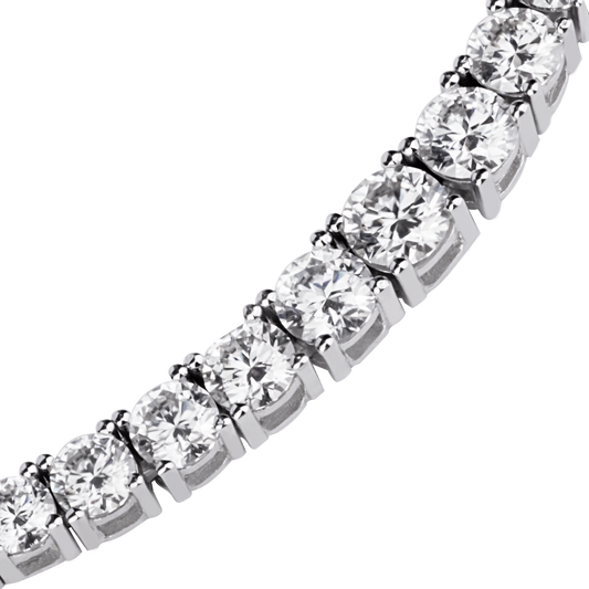 שרשרת טניס מויסנייט הדרגתית - VVS1 צבע D